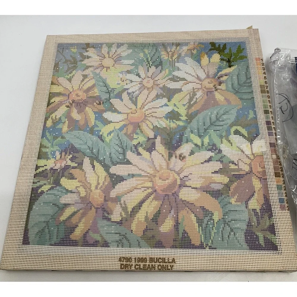 Bucilla Daisies Needlepoint Canvas 16